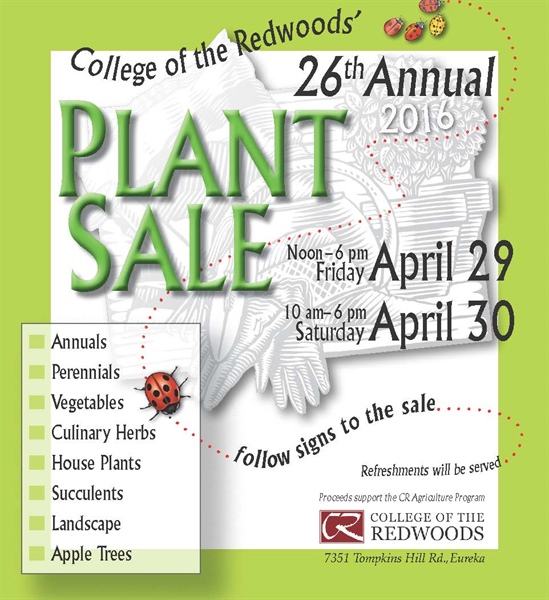 College of the Redwoods holds 26th annual Plant Sale