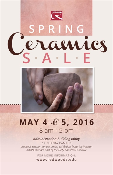 CR holds Spring Ceramics Sale May 4th and 5th