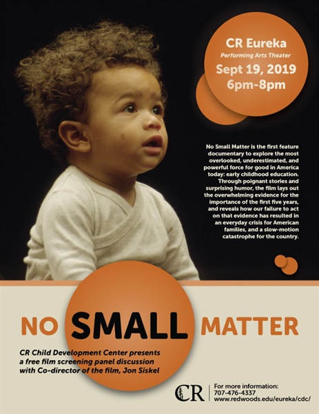 CR Child Development Center presents ‘No Small Matter’ film screening
