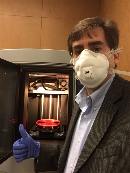 CR Uses 3D Printer to Produce Face Shields & Donates Personal Protective Equipment and Supplies to Local Health Care Facilities