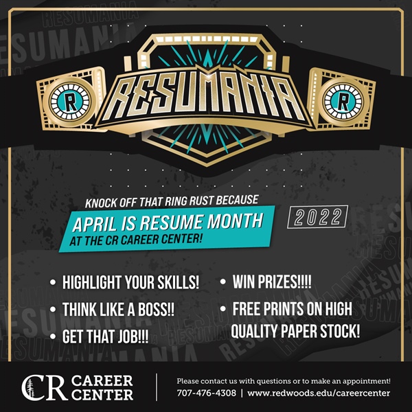 April is Resume Month at the Career Center