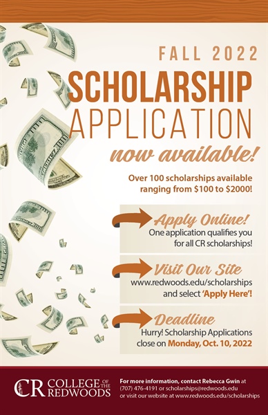 Fall Scholarship Application Now Open