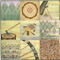 Linda MacDonald, Trees, Lumber, Houses, People