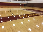 Resurfaced Gym Floor for the Eureka Campus!