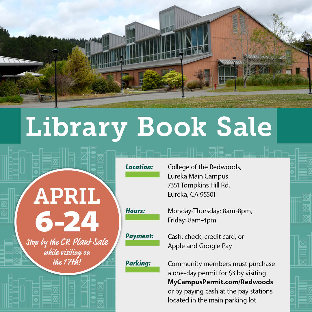 north side of the library/Learning Resource Center on Eureka campus